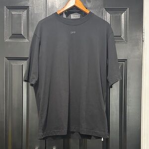 Off-White Black Short Sleeve Tee